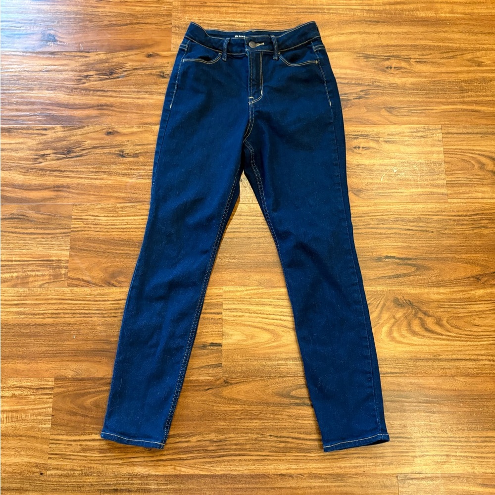 Old Navy High Rise Dark Blue Jeans 00 SHORT
